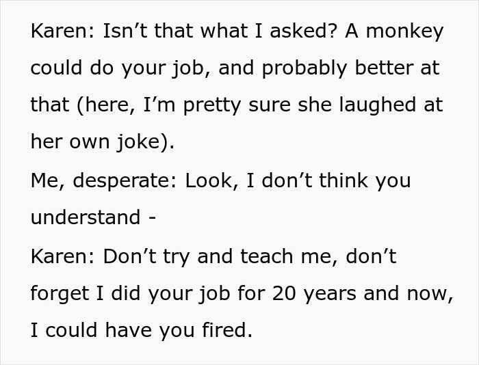 “A Monkey Could Do Your Job”: Karen Manager Orders Employee To Print A Video File, Gets Fired