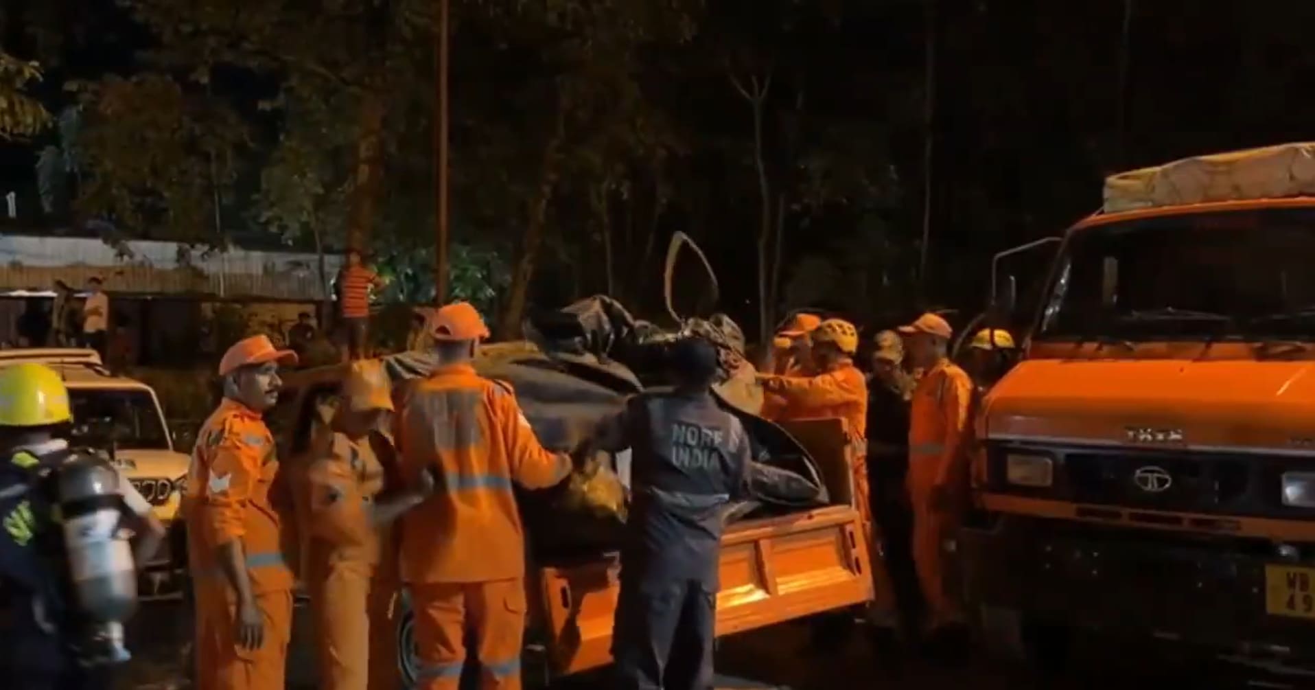 At least 10 dead, 15 trapped after suspected gas leak collapses tunnel in India