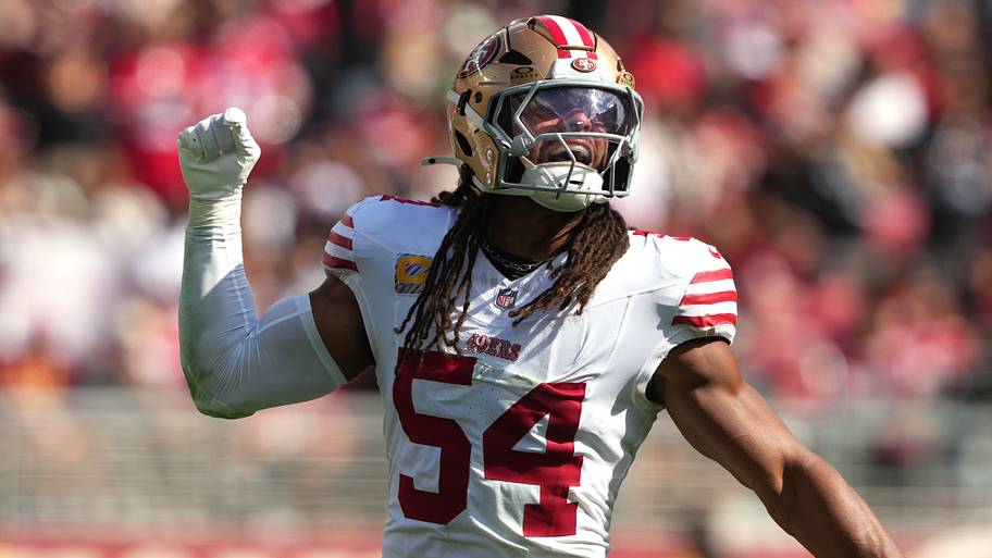 San Francisco 49ers middle linebacker Fred Warner