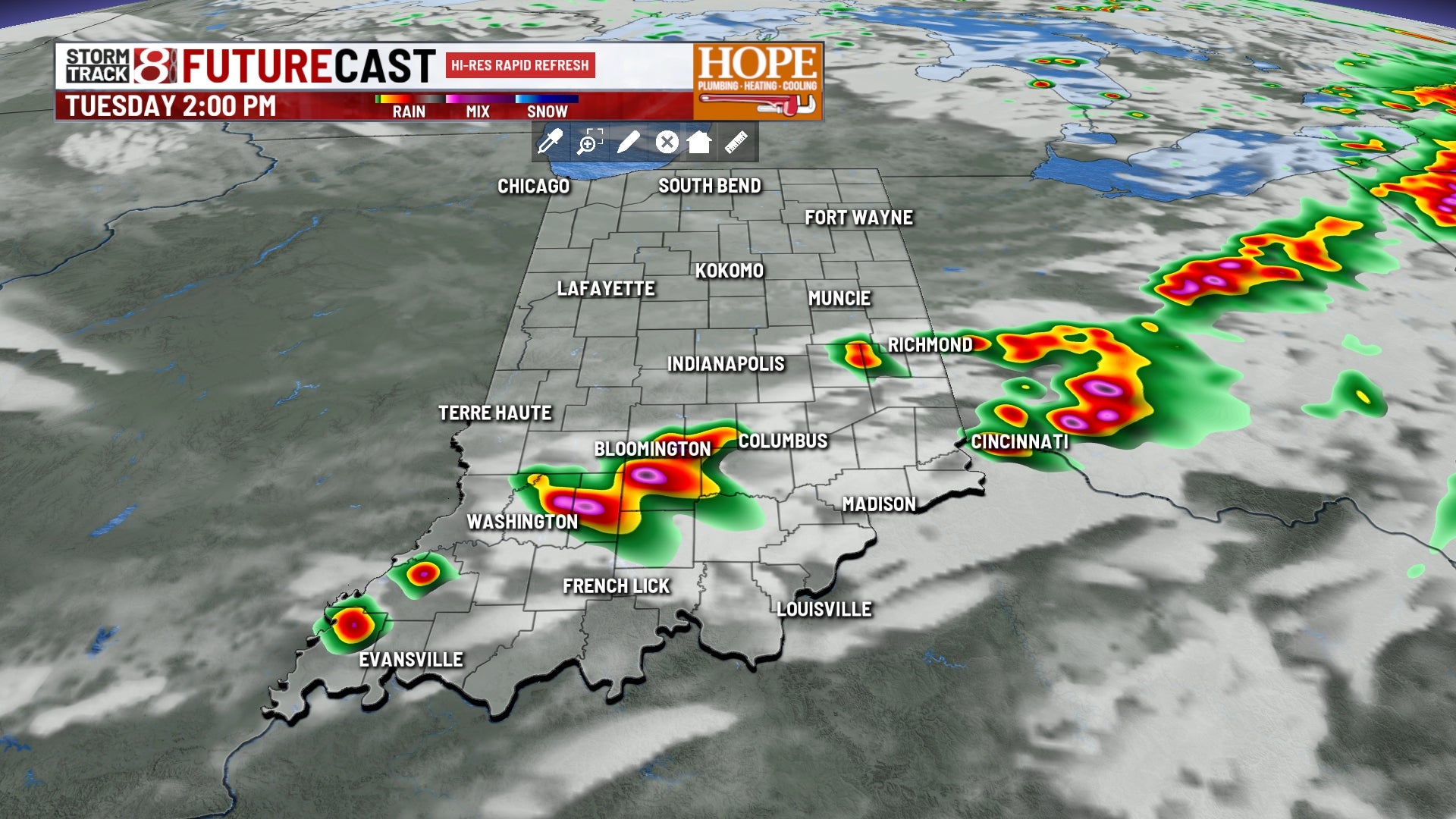 Severe storms possible today; noticeable cooldown follows | July 21, 2026