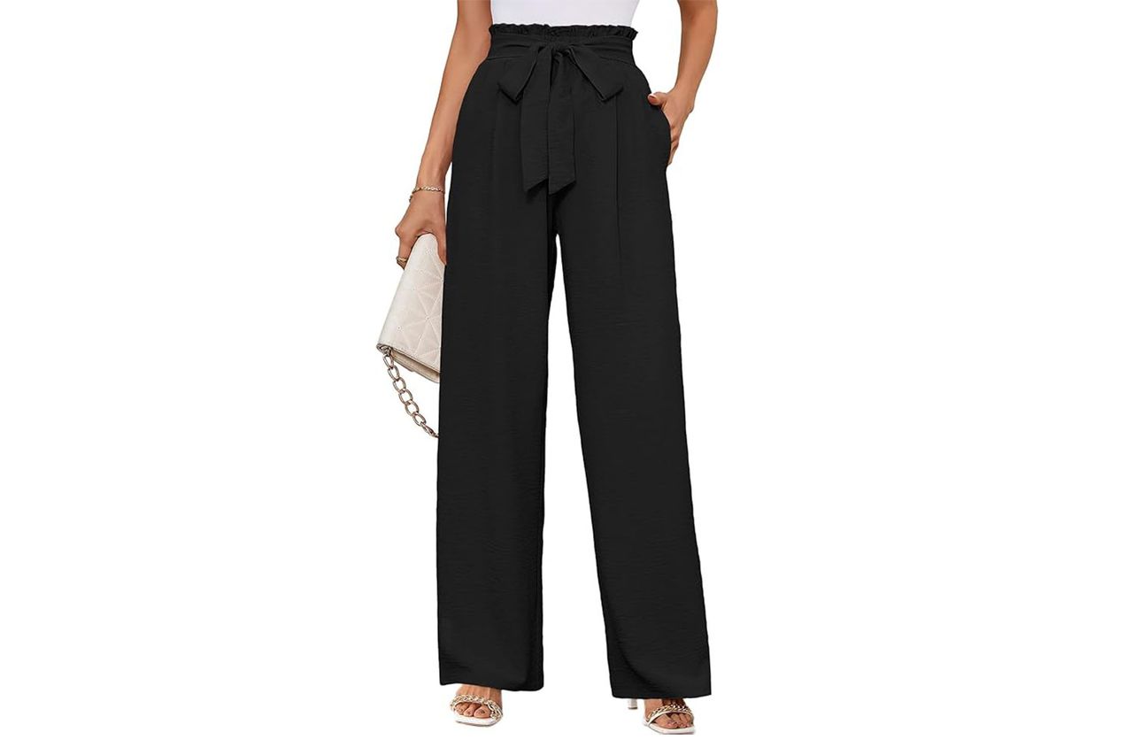 KORSIS Women's Wide Leg Lounge Pants Lightweight High Waisted Loose