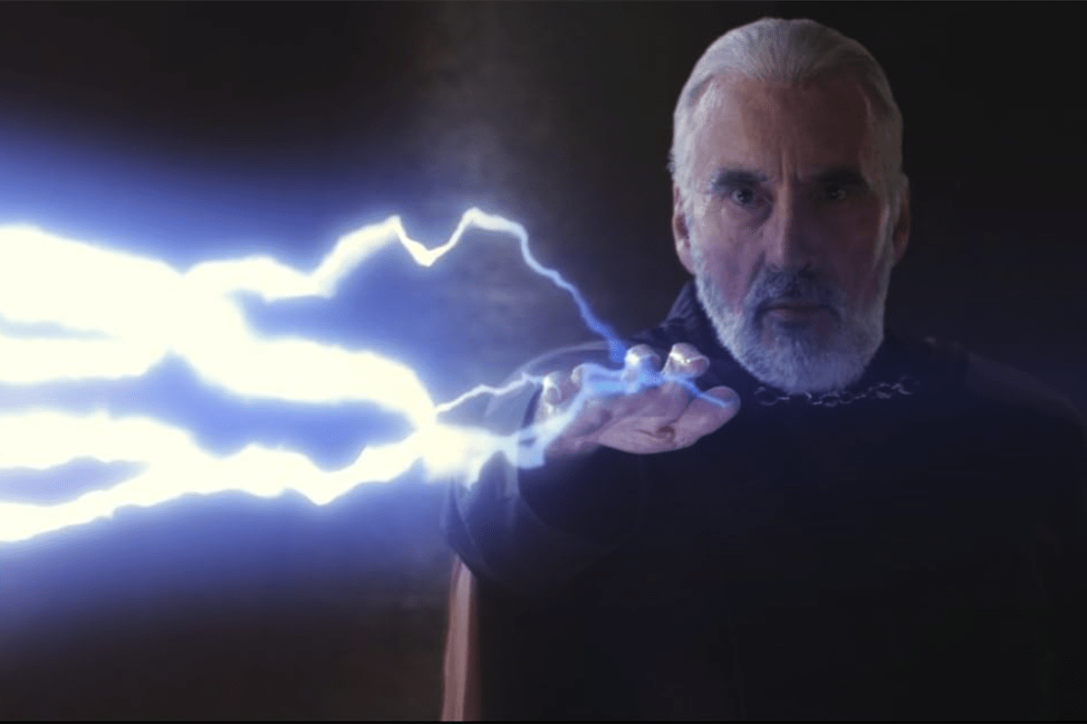 Christopher Lee in the 2002 movie 'Star Wars: Episode II—Attack of the Clones.' (20th Century Fox)