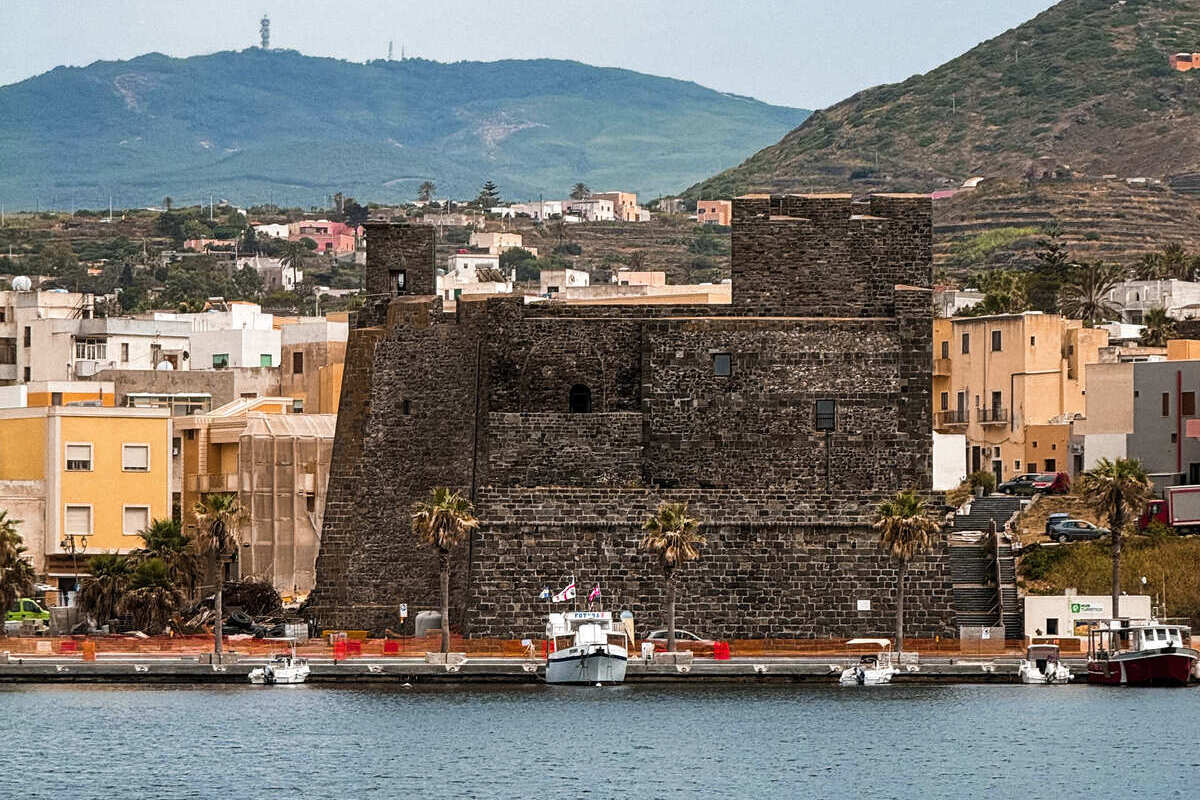 Pantelleria Castle In Italy