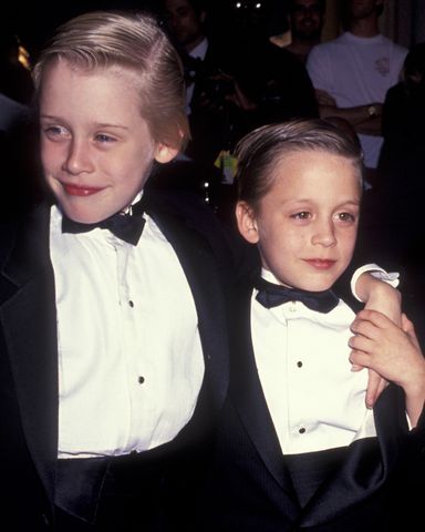 Macaulay Culkin and Kieran Culkin attend Fifth Annual American Comedy Awards on March 9, 1991 at the Shrine Auditorium in Los Angeles, California.