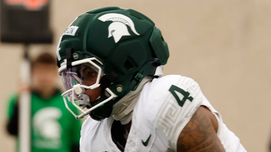 Michigan State Spartans running back Jaziun Patterson gets a carry during the team's
