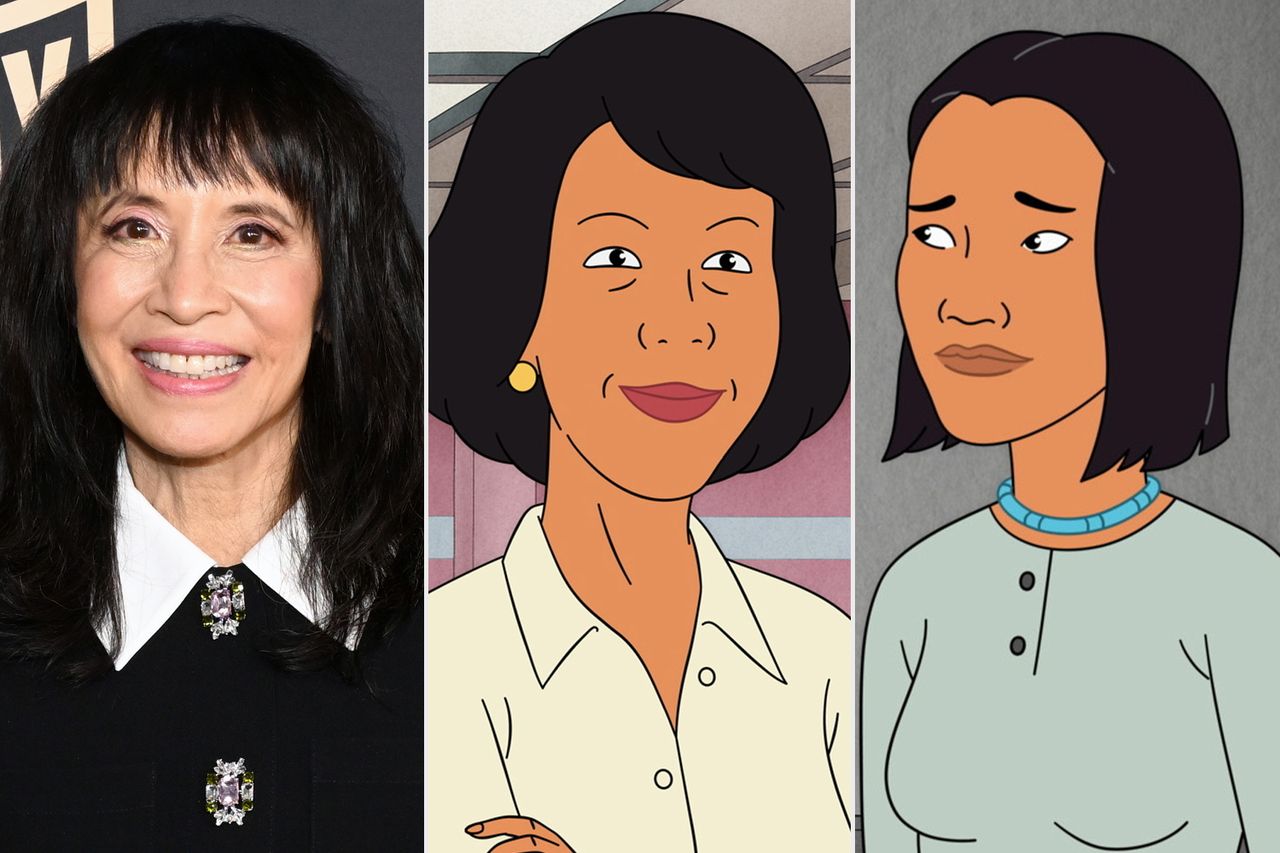 Lauren Tom on April 25, 2026 in Los Angeles, California; Minh Souphanousinphonein King of the Hill; Connie Souphanousinphone in King of the Hill.