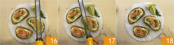 Salmon and avocado toast