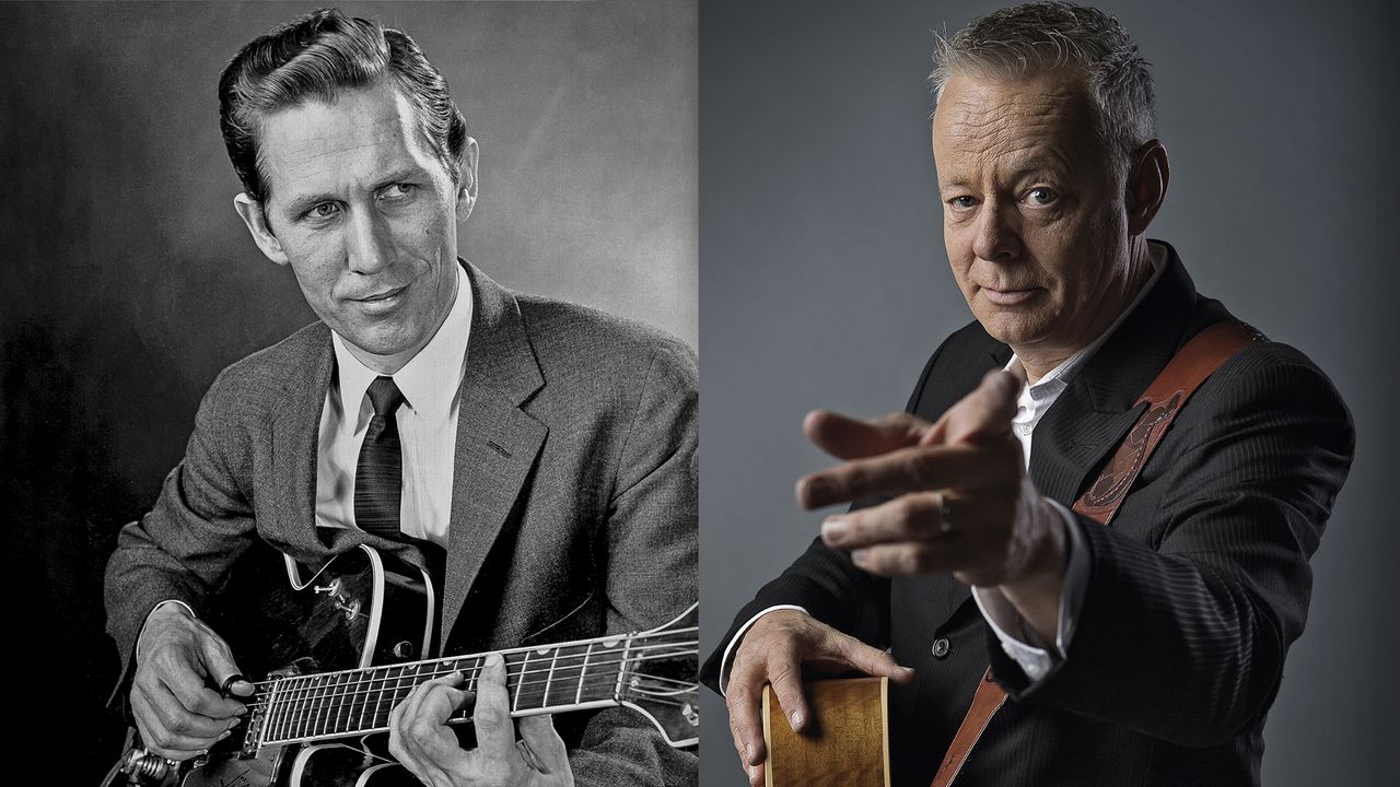 I had a dream where Chet came out with his red guitar, and he showed me how