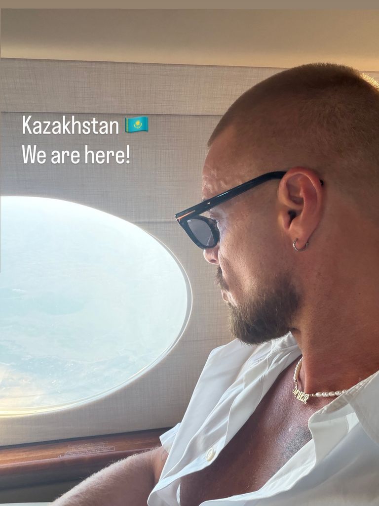 Ricky Martin shared a glimpse of his recent days of traveling.