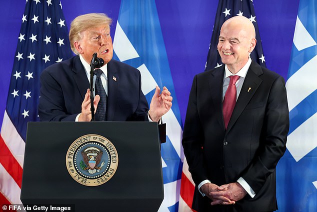 Last week Trump took aim at those who criticized FIFA's decision to allow Balogun to play