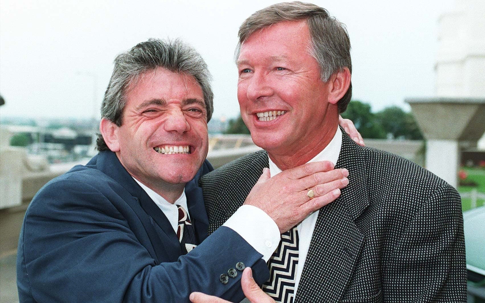 Kevin Keegan (left) and Sir Alex Ferguson clashed during the 1995-96 season
