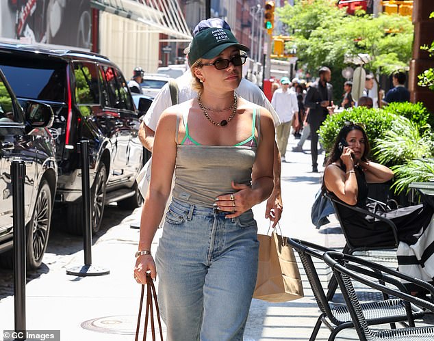She looked sensational in her chic ensemble as she stepped out