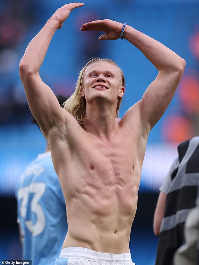 Haaland's remarkable physique is maintained with a crazy 6,000-calorie-per-day diet