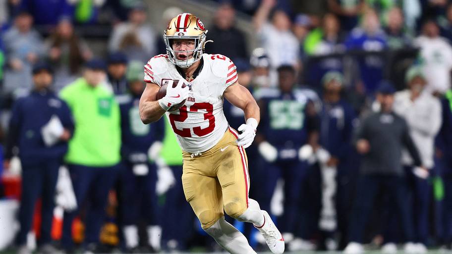 San Francisco 49ers running back Christian McCaffrey