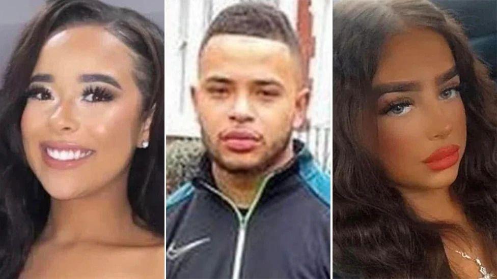 Eve Smith, 21, Rafel Jeanne, 24, and Darcy Ross, 21, died in the crash in March 2023