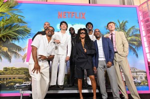 Teyana Taylor wears Saint Laurent at the Netflix's