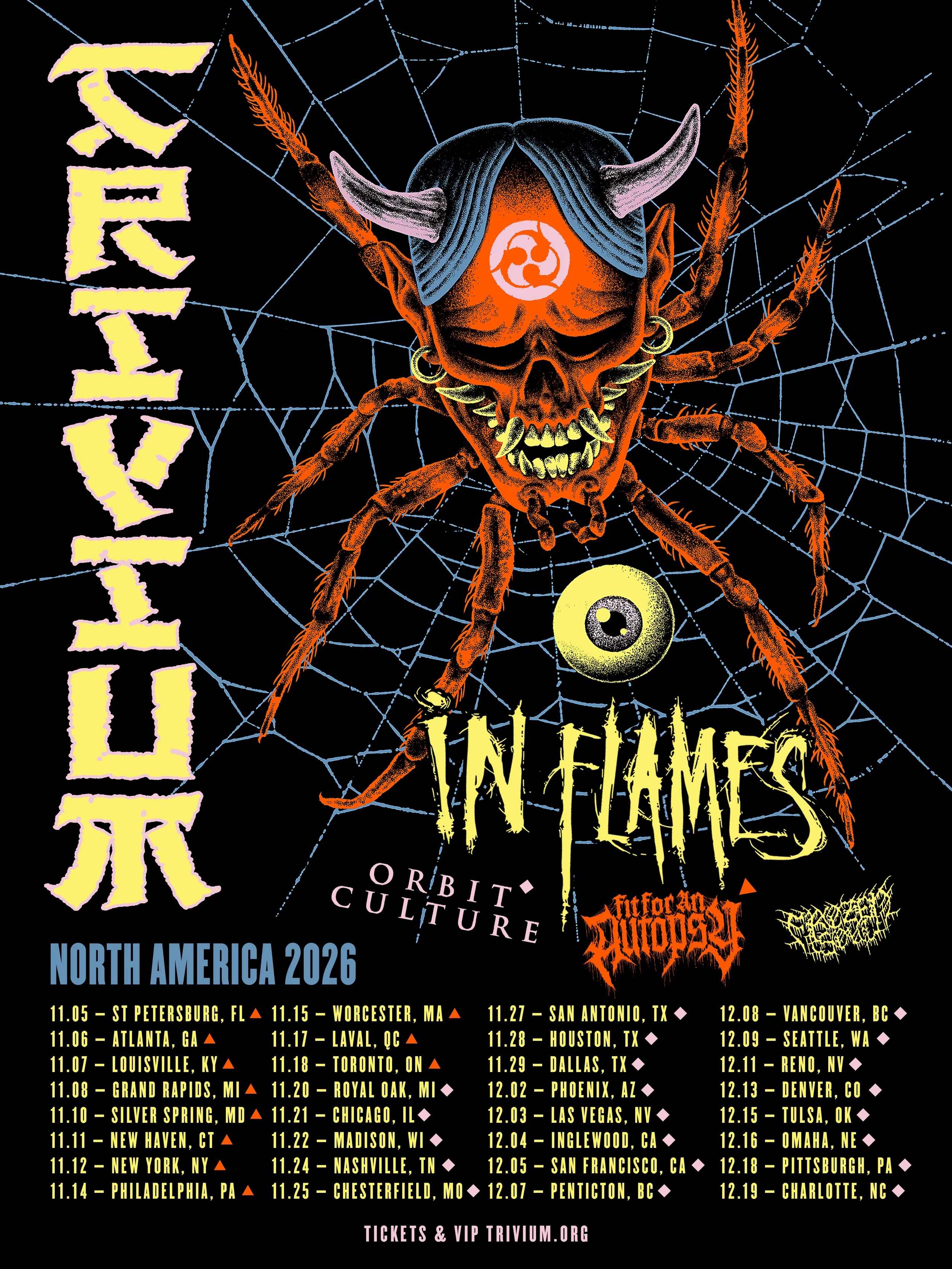 trivium fall 2026 tour admat
