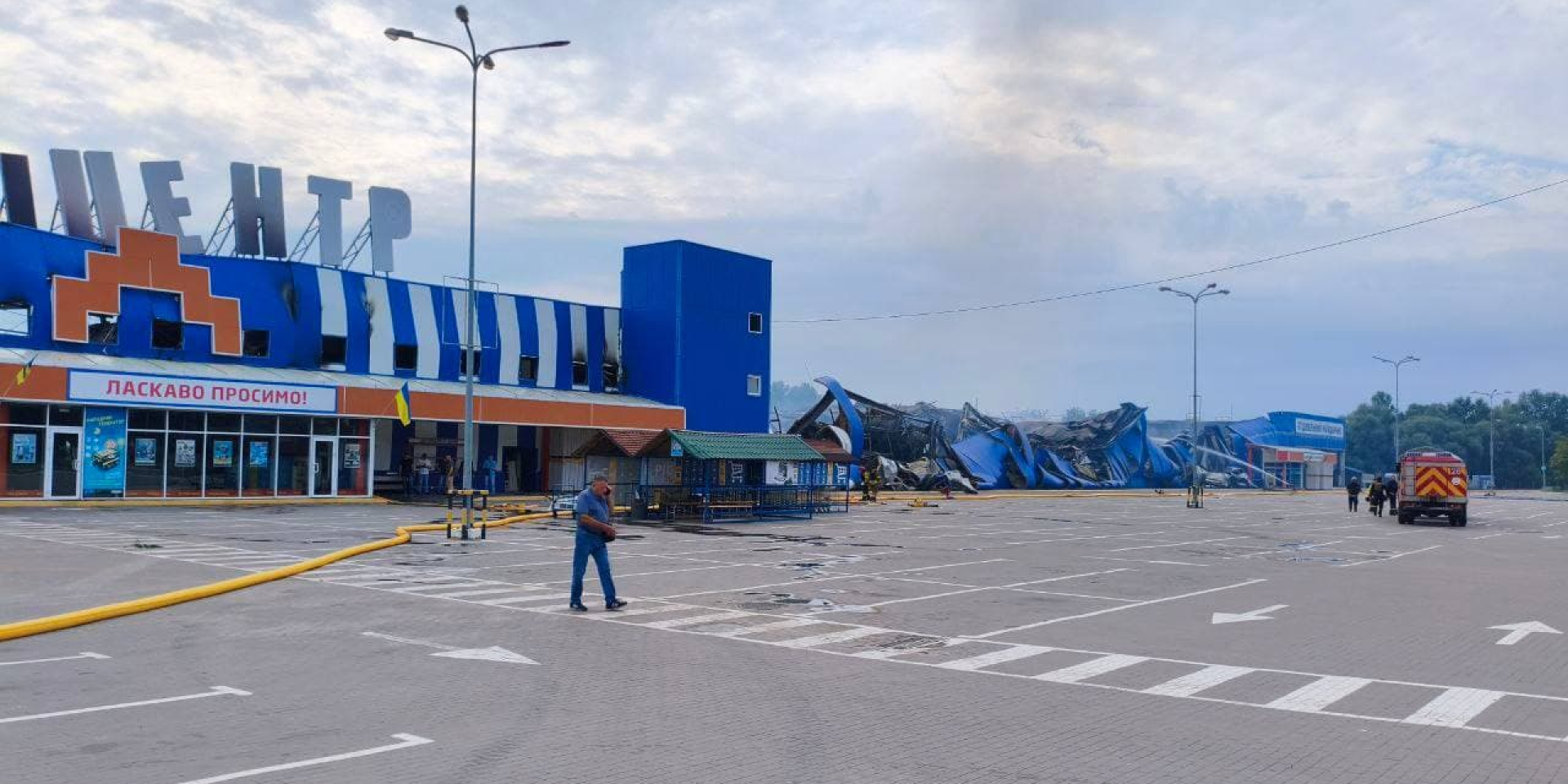 Russian strikes destroy Epicentr mall in Sumy, ninth lost since war began