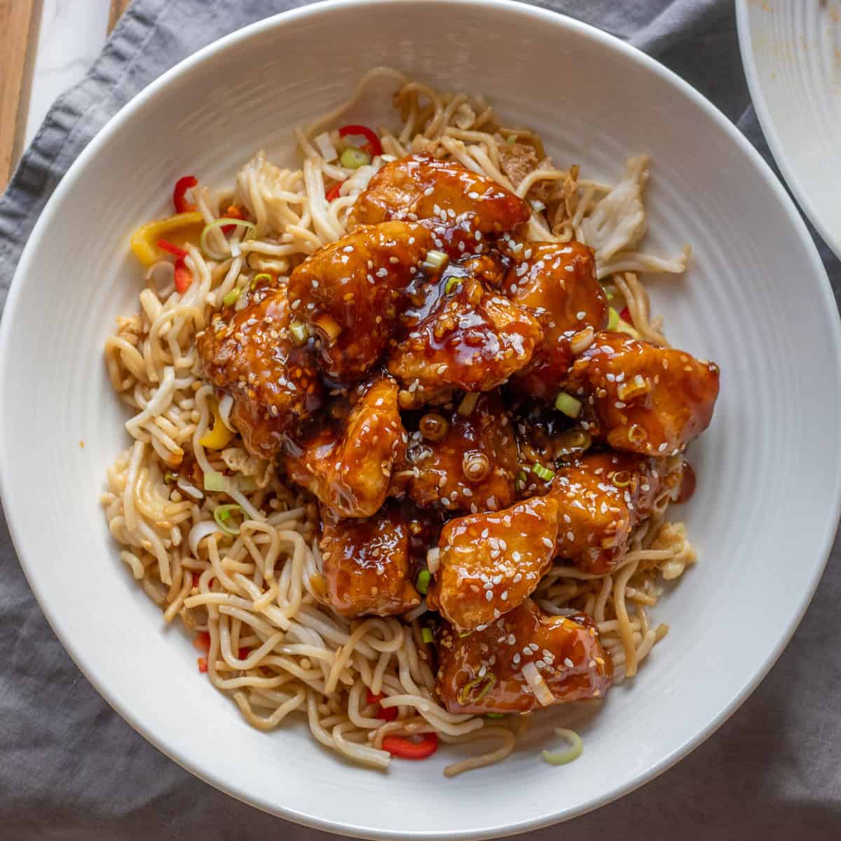 Honey sesame chicken