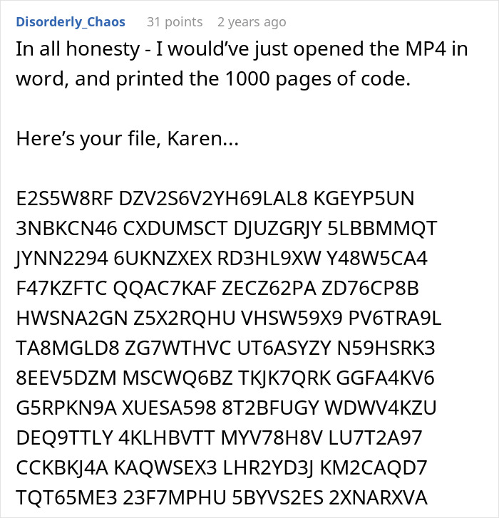 “A Monkey Could Do Your Job”: Karen Manager Orders Employee To Print A Video File, Gets Fired