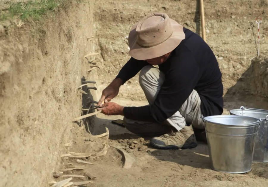 Excavation At The Genghis Khan Wall