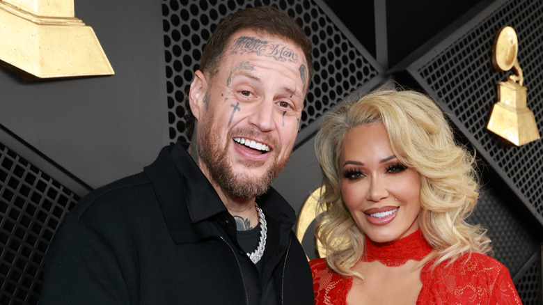 Jelly Roll and Bunnie Xo at the 2026 Grammy Awards