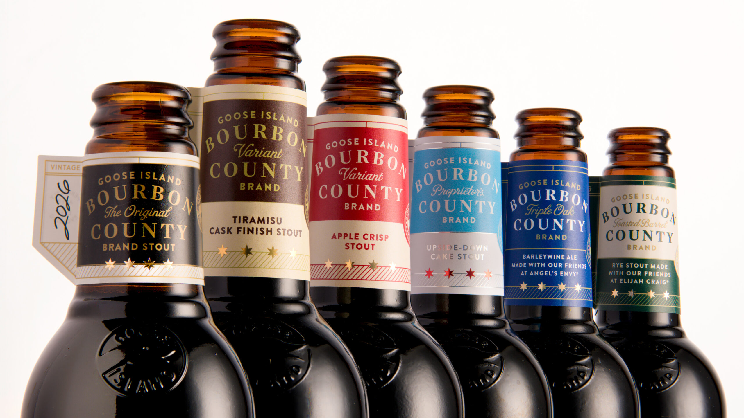 Goose Island’s 2026 Bourbon County lineup includes rum finish, barleywine and more