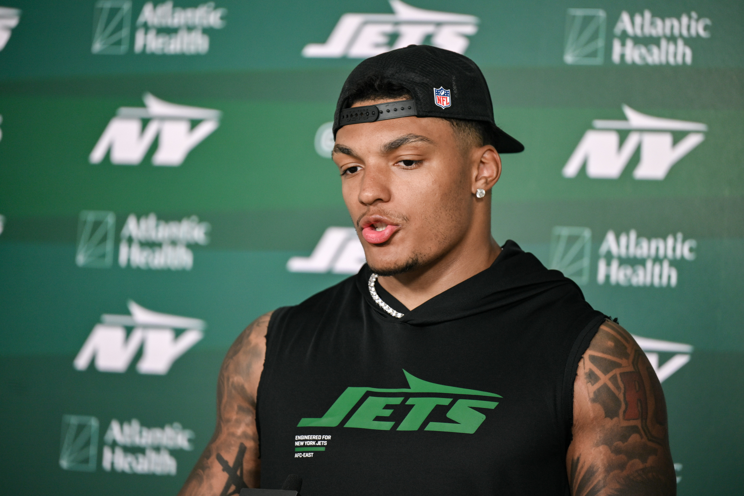 Braelon Allen responds to a critic with shirtless photos