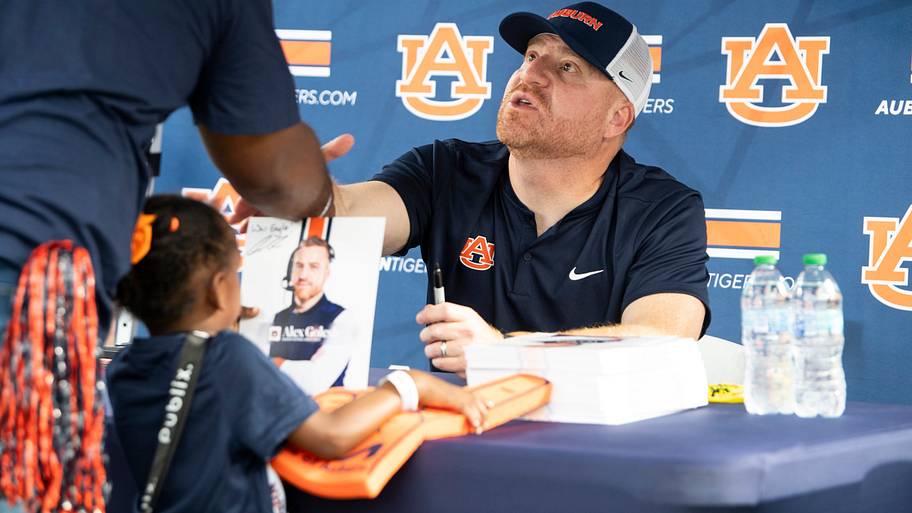 Alex Golesh left no doubt about the state of his Auburn football program at SEC Media Days