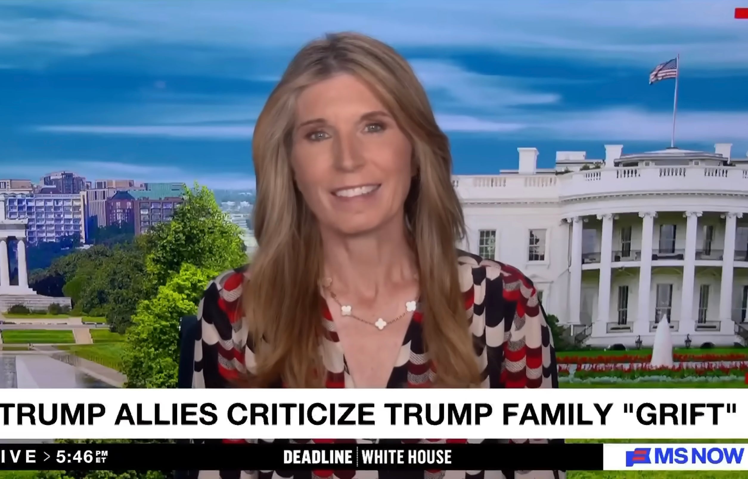Nicolle Wallace laughing. (Photo: