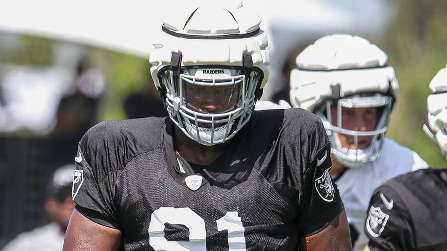 Las Vegas Raiders DT Matthew Butler from Training Camp