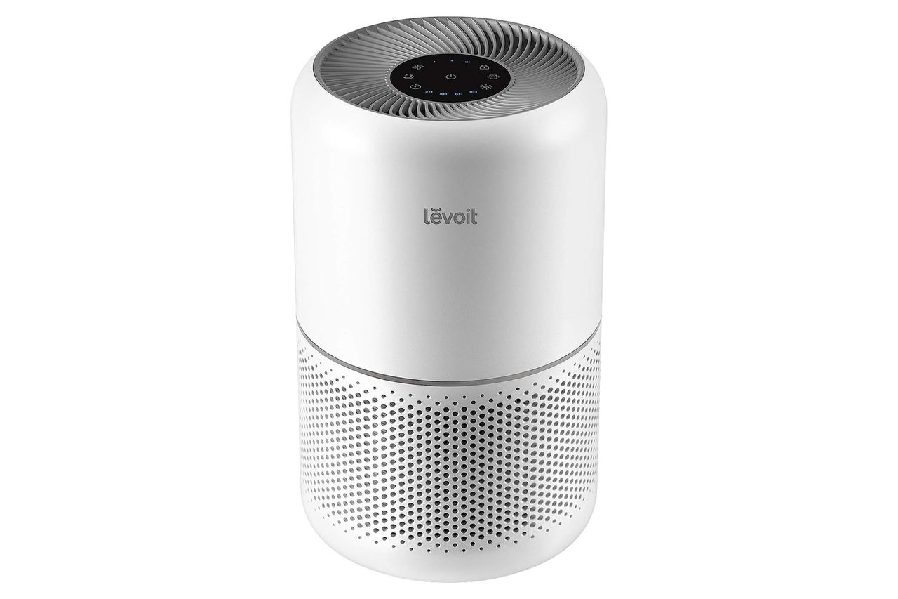 LEVOIT Air Purifier for Home Allergens Pet Hair in Bedroom, Covers Up to 1073 ft² by 56W High Torque Motor, AHAM VERIFIDE, 3-in-1 Filter with HEPA Sleep Mode, Remove Dust Smoke Odor, Core300-P, White