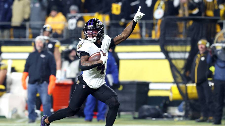 Baltimore Ravens wide receiver Zay Flowers