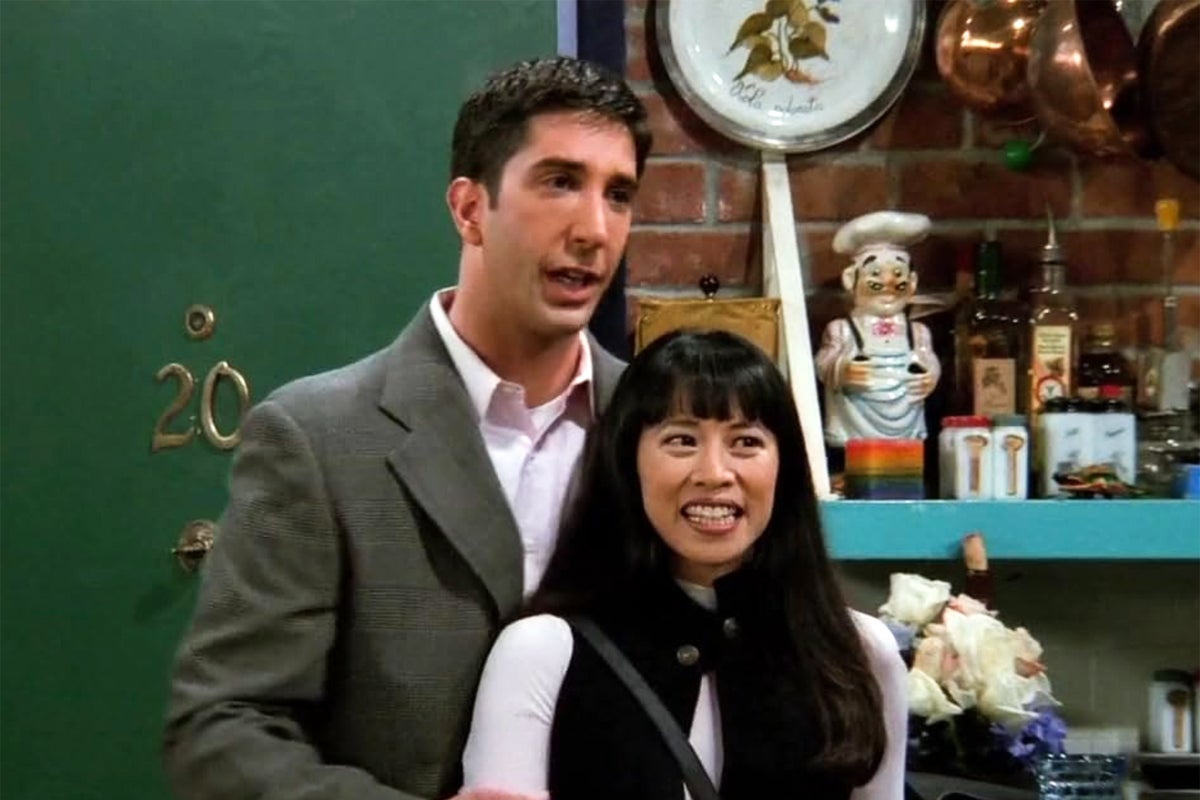 Ross and Julie on Friends