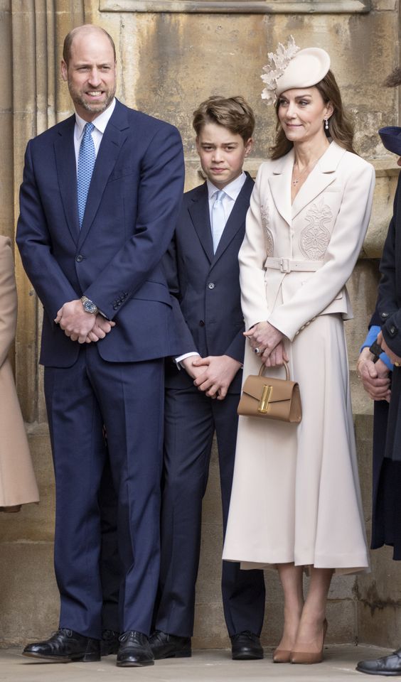 Prince William, Prince George, and Princess Kate on Easter Sunday on April 5, 2026.