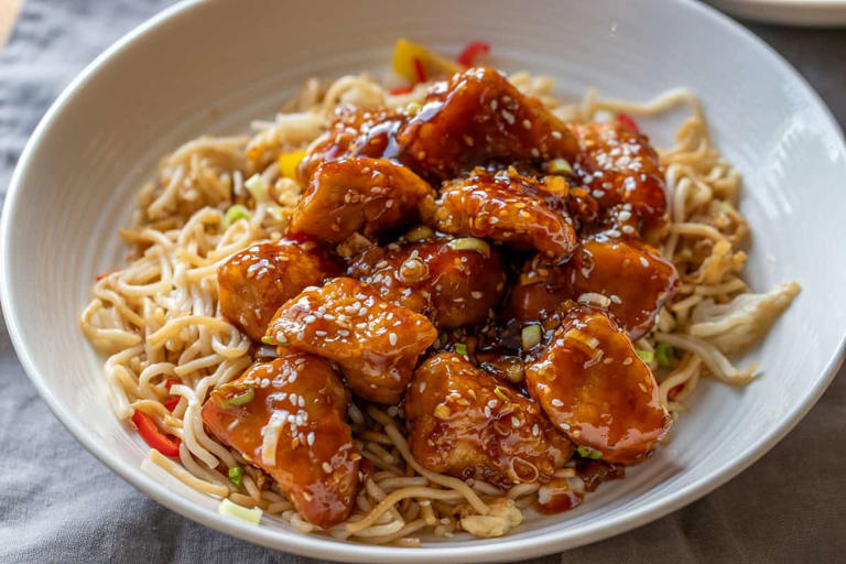 Honey sesame chicken