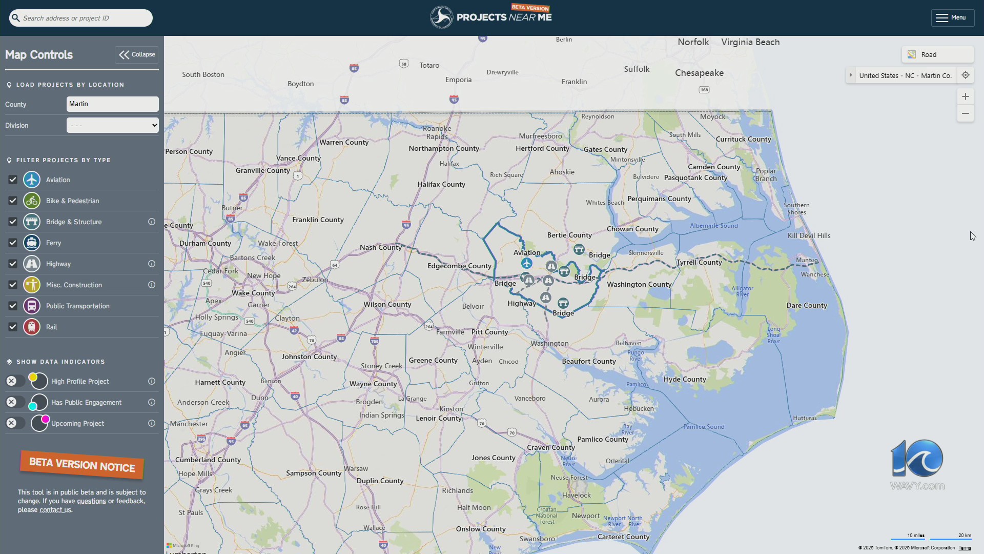 NCDOT launches interactive Projects near Me map tool