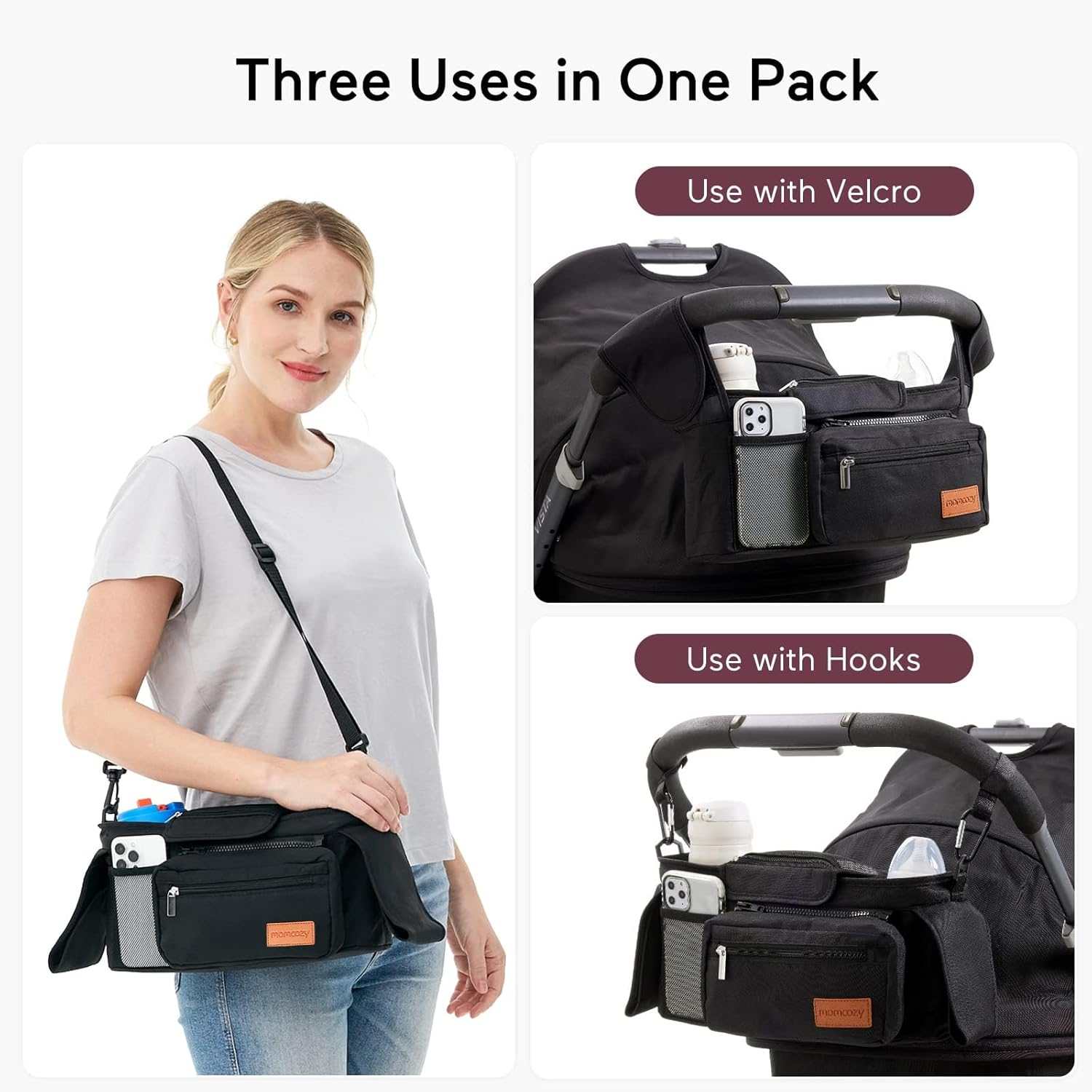 Find out why 10,000+ moms bought this genius stroller bag last month