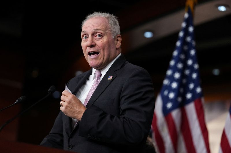 Press conference with Republican House Leadership, on Capitol Hill in Washington