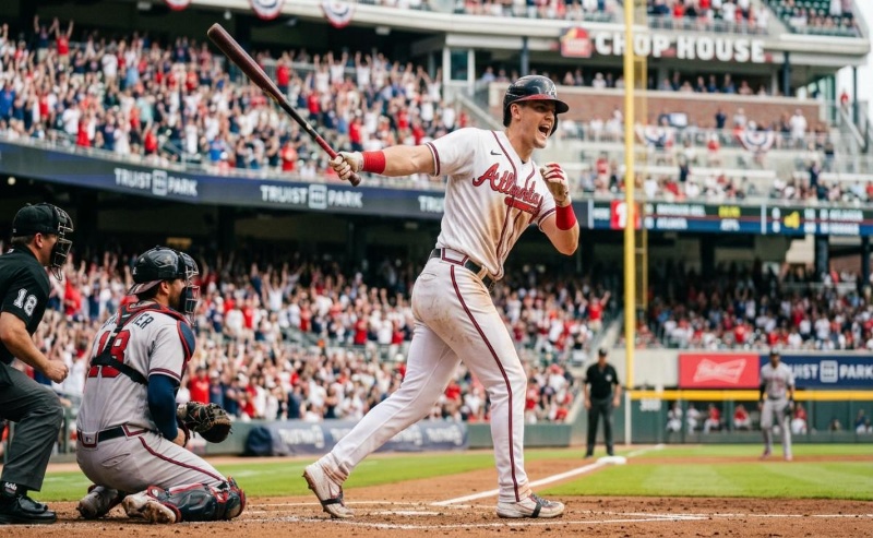Braves Rookie Drake Baldwin Makes MLB History With Unforgettable Series Against Rangers