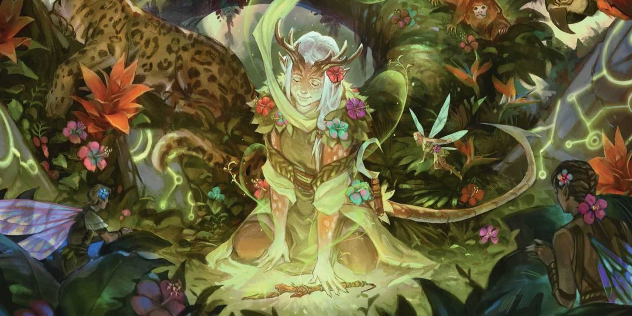 A Dungeons & Dragons Druid casts a teleportation spell with a DnD 5e 2024 Epic Boon