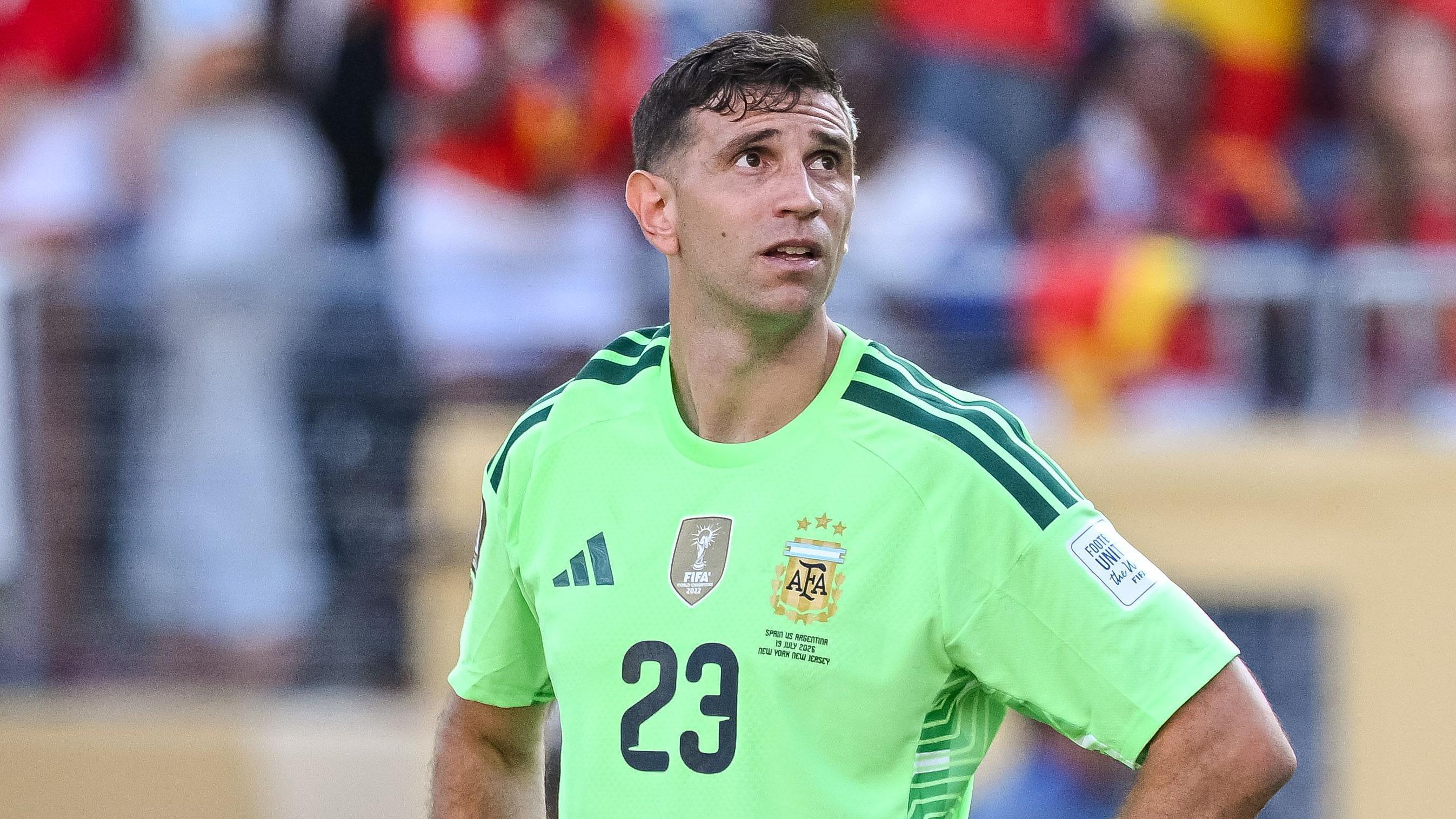 Emi Martinez played in his second World Cup final on Sunday