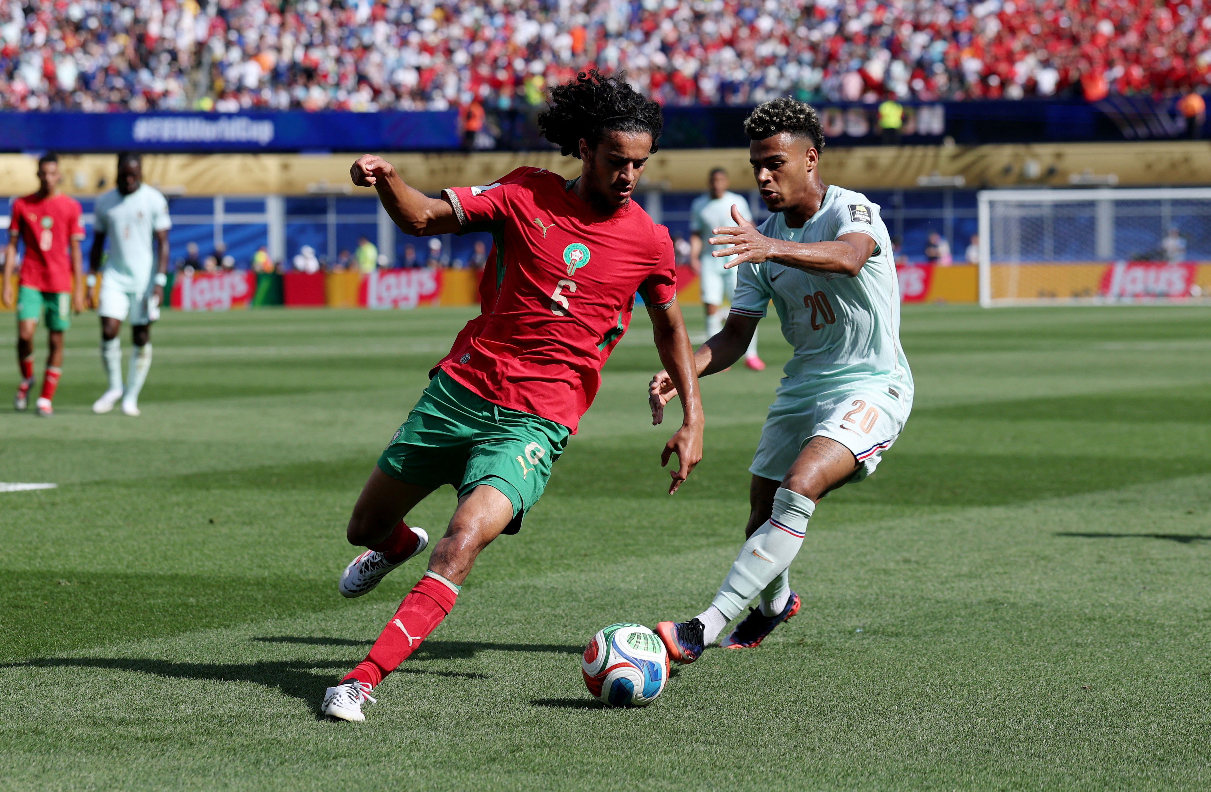 Ayyoub Bouaddi shone for Morocco at the World Cup (Reuters)