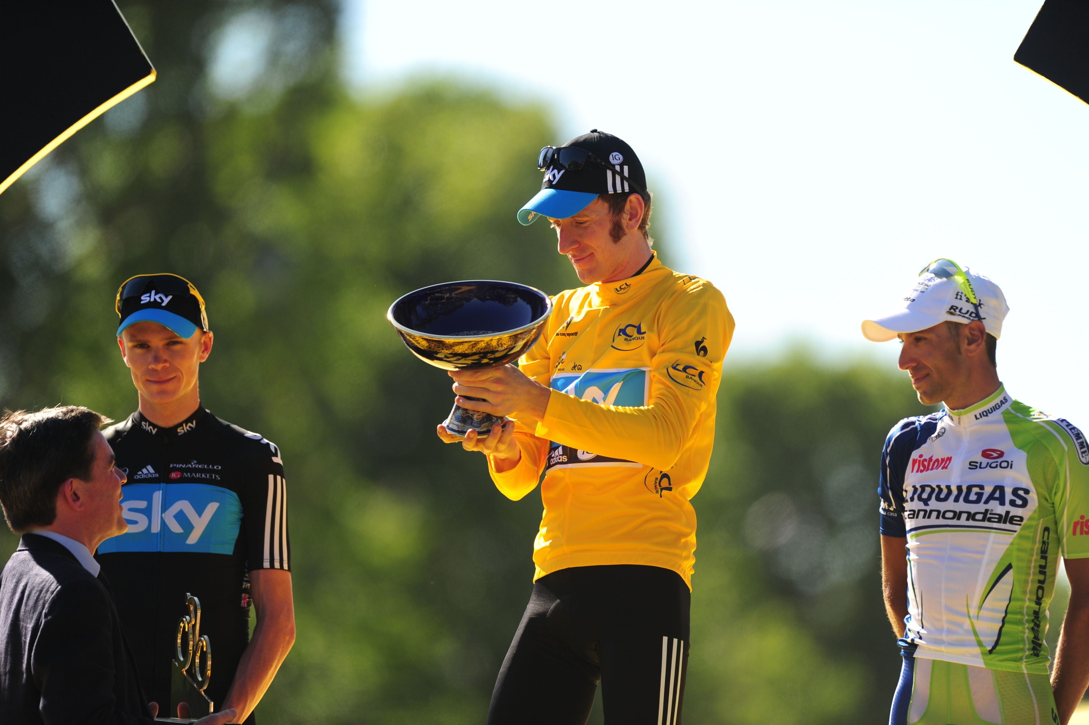Bradley Wiggins won the Tour de France in 2012 (PA Wire/PA) (PA Archive)