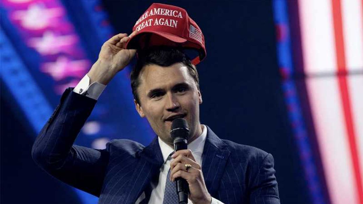Charlie Kirk (Photo by Cheney Orr for Reuters)