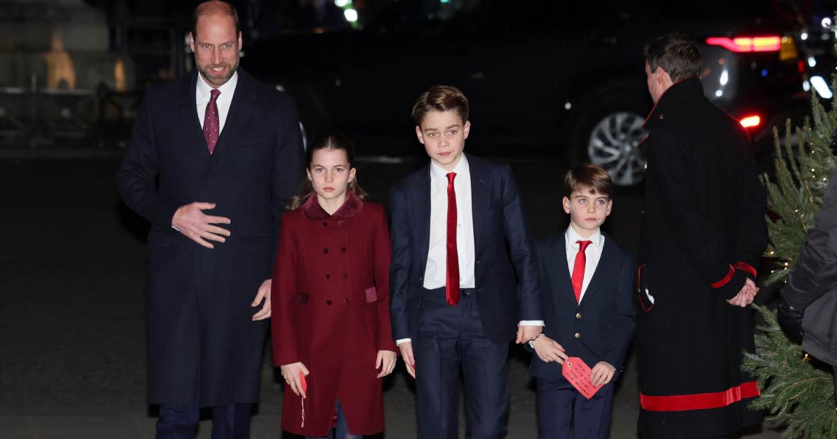 Prince William, Prince of Wales, Princess Charlotte, Prince George and Prince Louis attend the 'Together At Christmas' Carol Service at Westminster Abbey on December 06, 2024 in London. (Cover Image Source: Getty Images | Isabel Infantes - WPA Pool)
