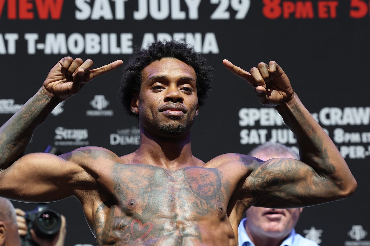 Errol Spence Jr. v Terence Crawford - Weigh-in