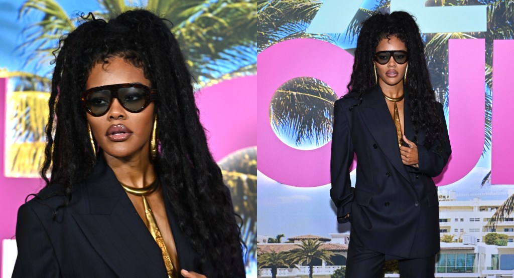 Teyana Taylor Suits Up in Bermuda Shorts for ‘72 Hours' Screening