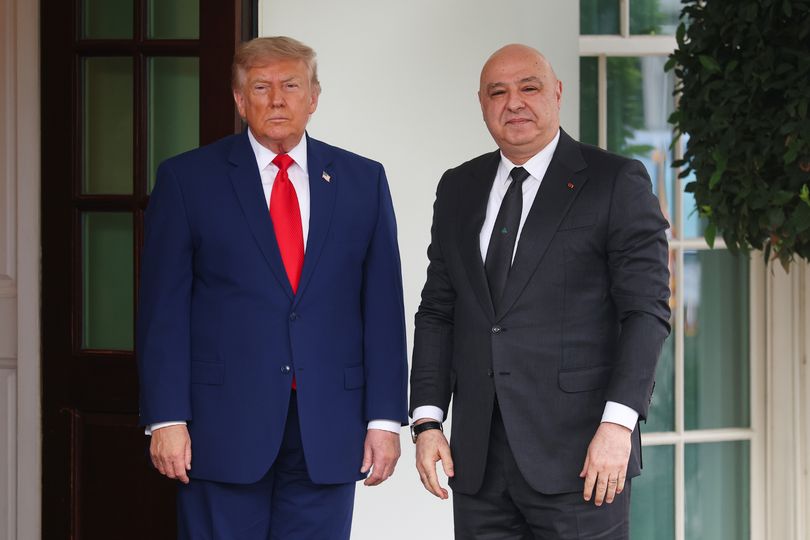 Joseph Aoun's visit to the White House sits at the conclusion of a four-day visit to Washington, during which he attempted to negotiate the withdrawal of Israeli troops