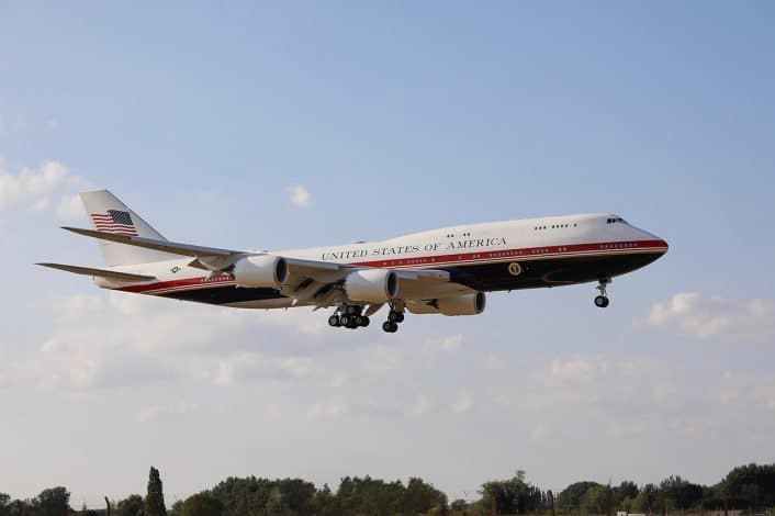 Trump Says VC-25B Bridge Aircraft will be "Maxed Out" With New Upgrades